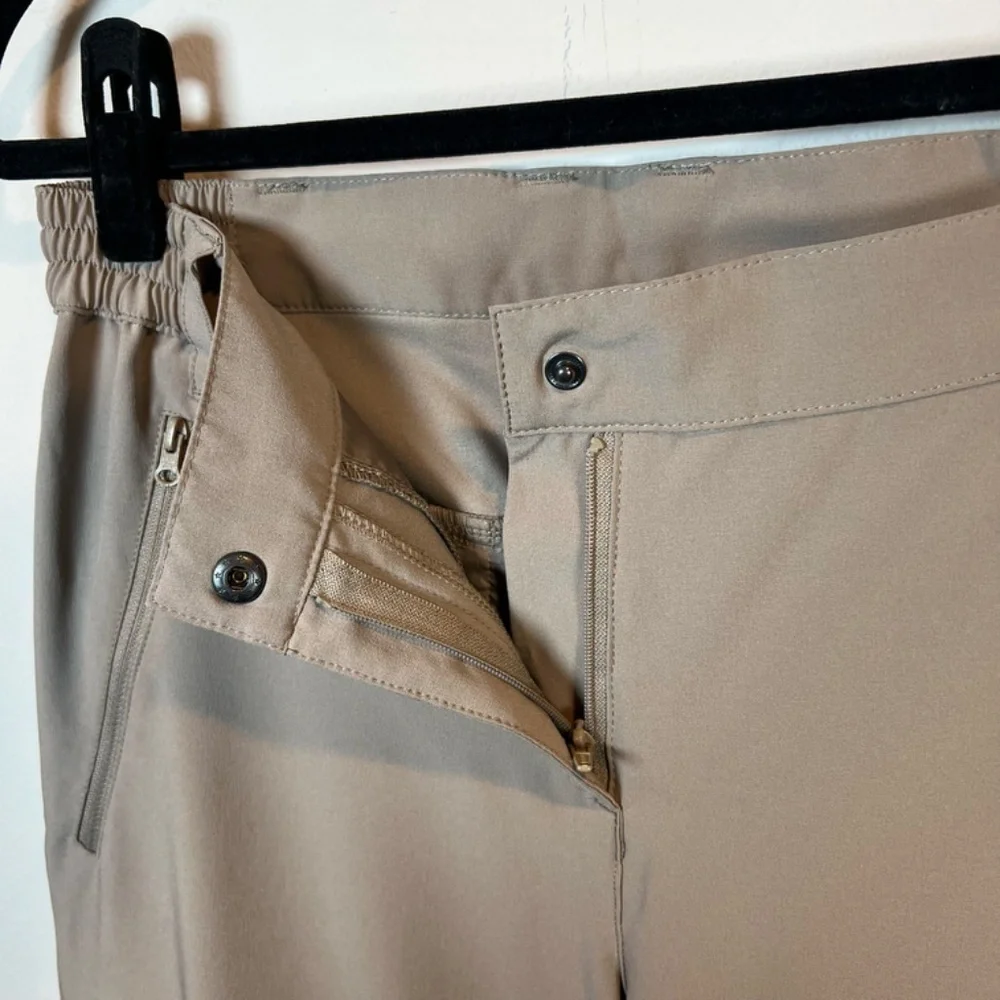 Outdoor Ventures Convertible Hiking Pants Shorts Tan Zip Off UPF Minimalist Sz 8